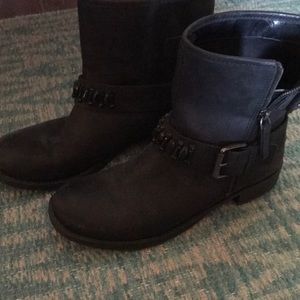 Nine West motorcycle style booties